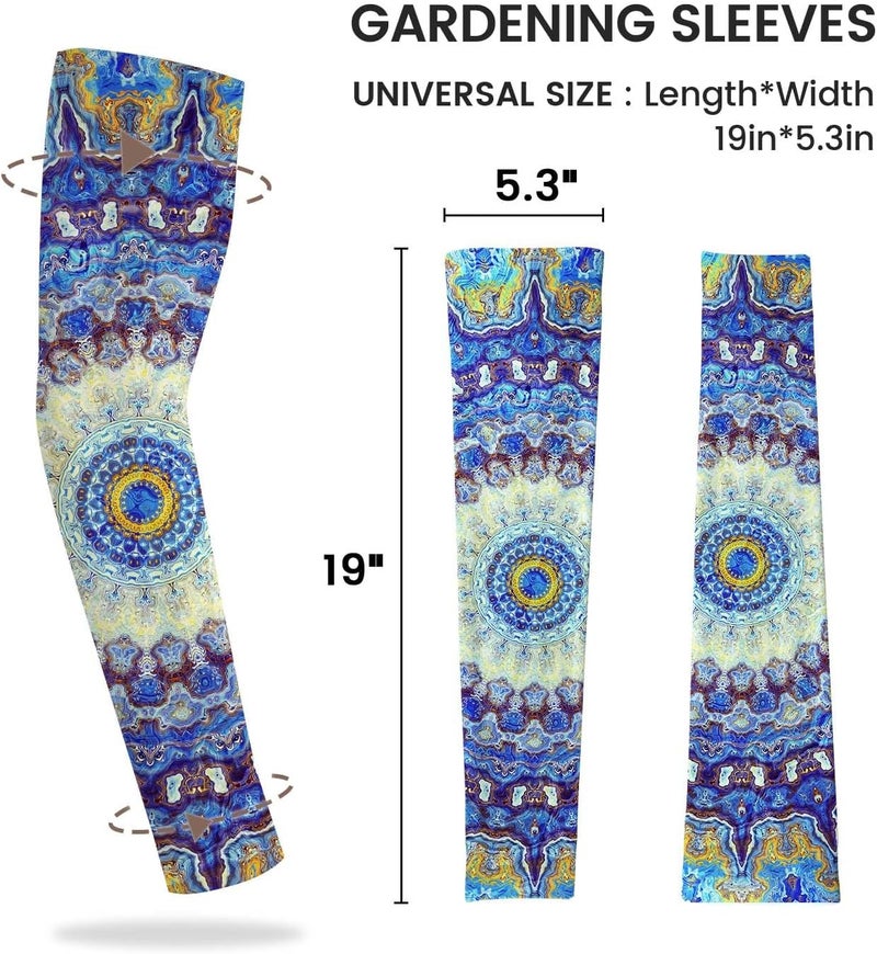 YPHCDO Store Gardening Sleeves Farm Sun Protection Arm Cooling Sleeves Thorn Proof Garden for Women Men with Thumb Hole - Image 5